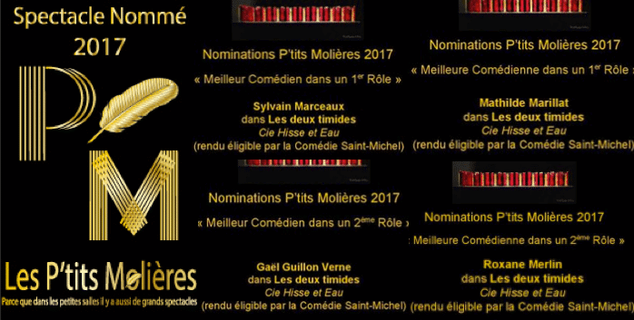 Une ancienne nominée au P’tits Molières 2017