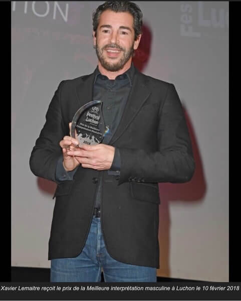 Xavier Lemaitre, prix d’interprétation au festival de la fiction de Luchon