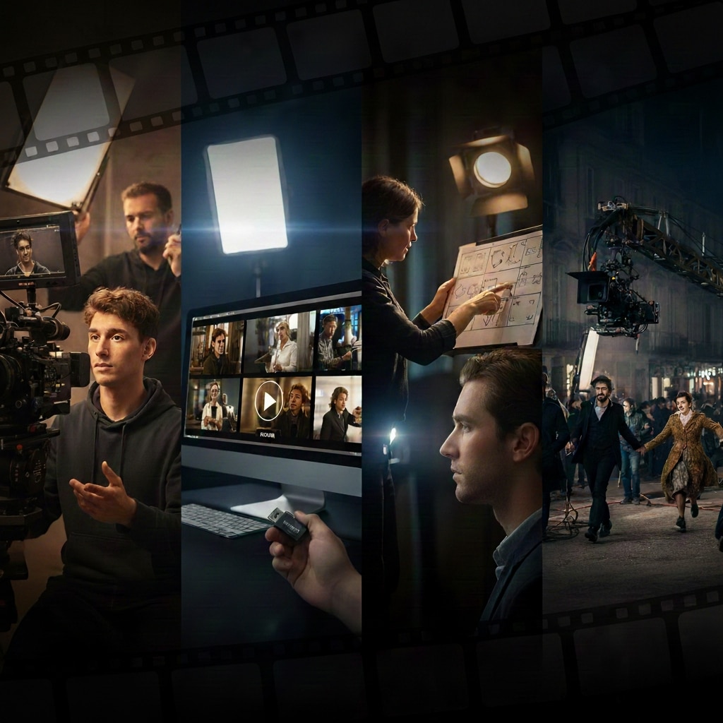 Infographie : 4 Avantages du stage de cinéma pour votre carrière d'acteur | Acquaviva